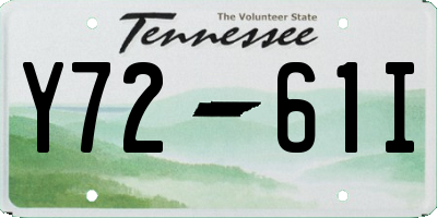 TN license plate Y7261I