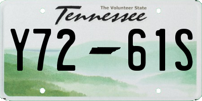 TN license plate Y7261S
