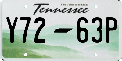 TN license plate Y7263P