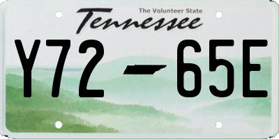TN license plate Y7265E