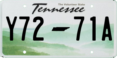 TN license plate Y7271A