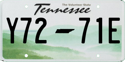 TN license plate Y7271E