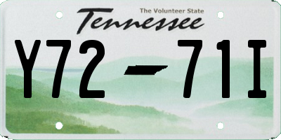 TN license plate Y7271I
