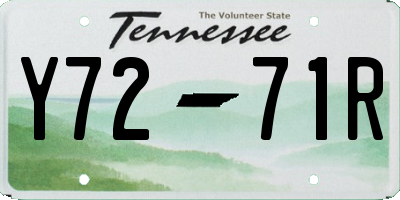 TN license plate Y7271R