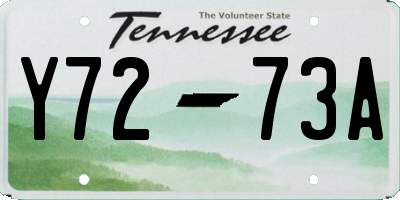 TN license plate Y7273A