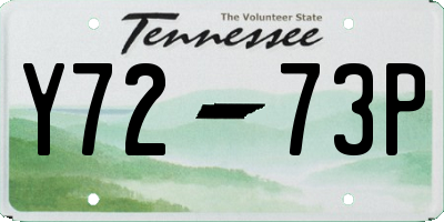 TN license plate Y7273P