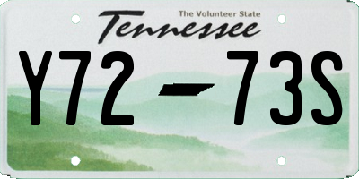 TN license plate Y7273S