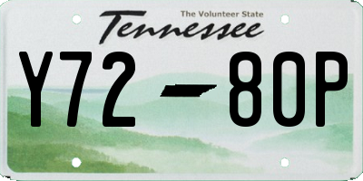 TN license plate Y7280P