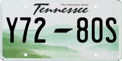 TN license plate Y7280S