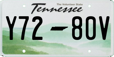 TN license plate Y7280V