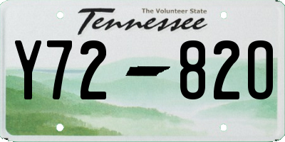 TN license plate Y7282O