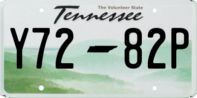 TN license plate Y7282P