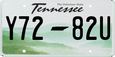 TN license plate Y7282U