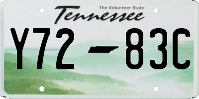TN license plate Y7283C