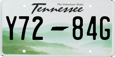 TN license plate Y7284G