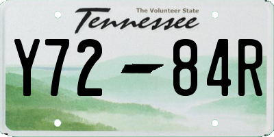 TN license plate Y7284R