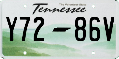 TN license plate Y7286V