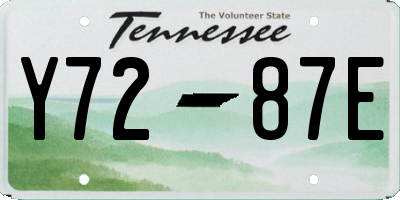 TN license plate Y7287E
