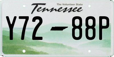 TN license plate Y7288P