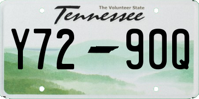TN license plate Y7290Q