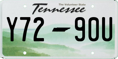 TN license plate Y7290U