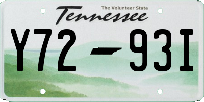 TN license plate Y7293I