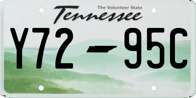 TN license plate Y7295C