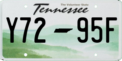 TN license plate Y7295F