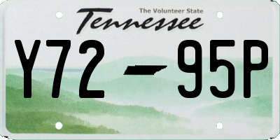 TN license plate Y7295P