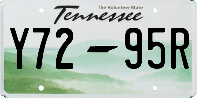 TN license plate Y7295R