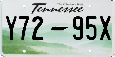 TN license plate Y7295X