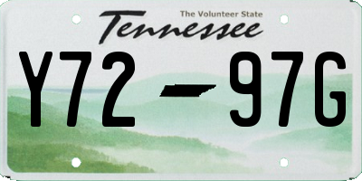 TN license plate Y7297G
