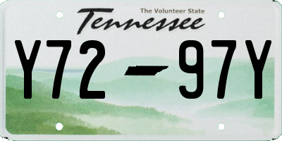 TN license plate Y7297Y