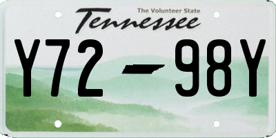 TN license plate Y7298Y
