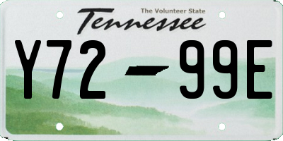 TN license plate Y7299E