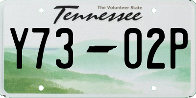 TN license plate Y7302P