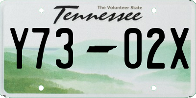 TN license plate Y7302X