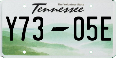 TN license plate Y7305E