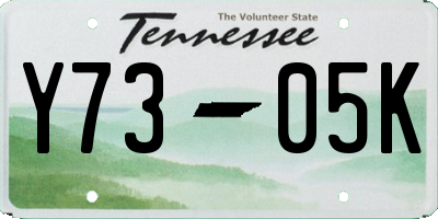 TN license plate Y7305K