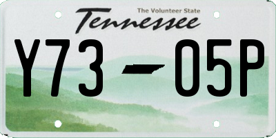 TN license plate Y7305P