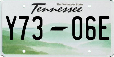 TN license plate Y7306E