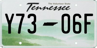 TN license plate Y7306F