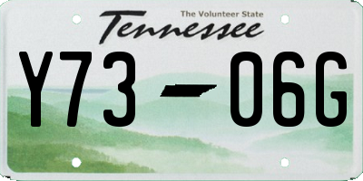 TN license plate Y7306G