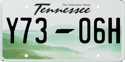 TN license plate Y7306H