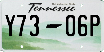 TN license plate Y7306P