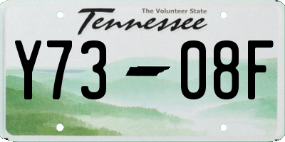 TN license plate Y7308F