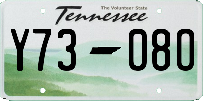 TN license plate Y7308O