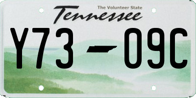 TN license plate Y7309C