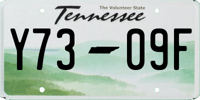 TN license plate Y7309F