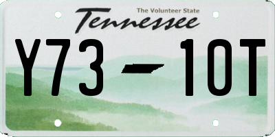 TN license plate Y7310T